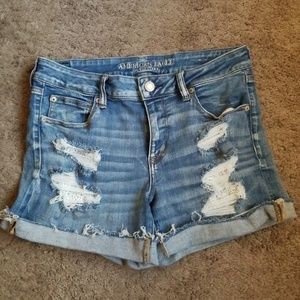 American Eagle Distressed Shorts